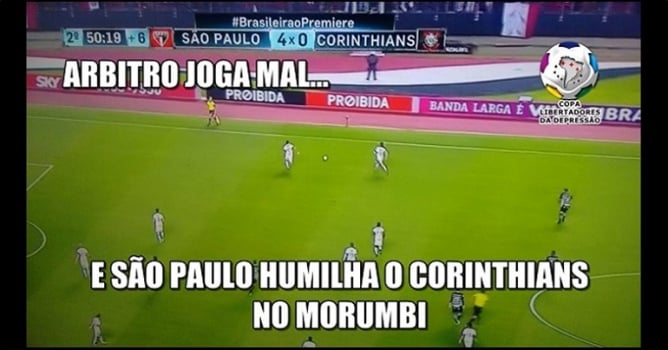 Goleada no Majestoso virou piada na web