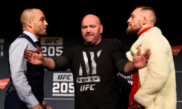 Eddie Alvarez encara Conor McGregor antes do UFC 205