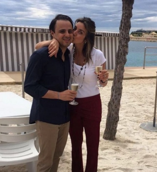 Felipe Massa e esposa Raffa Massa