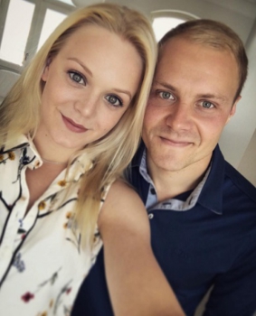 Valtteri Bottas e esposa Emilia Bottas
