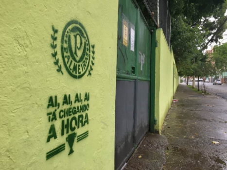 Palmeirenses deixam a cidade 'mais verde' e avisam: 'Tá chegando a hora'