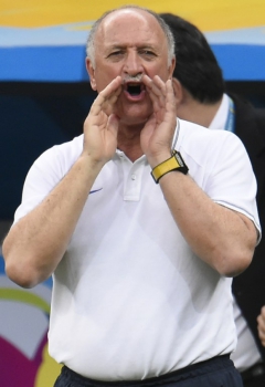 Luiz Felipe Scolari, ainda tentando digerir os 7 a 1, conduz atualmente o Guangzhou Evergrande, da China
