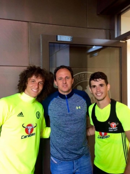 Rogério Ceni - No Chelsea, Com David Luiz e Oscar