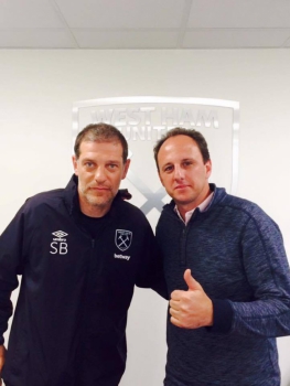 Rogério Ceni - Com Slaven Bilić, ex-treinador da Seleção Croata