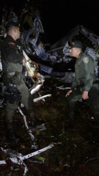 Polícia divulga imagens do local do acidente