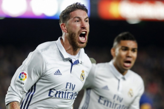 Gol Sergio Ramos - Barcelona x Real Madrid