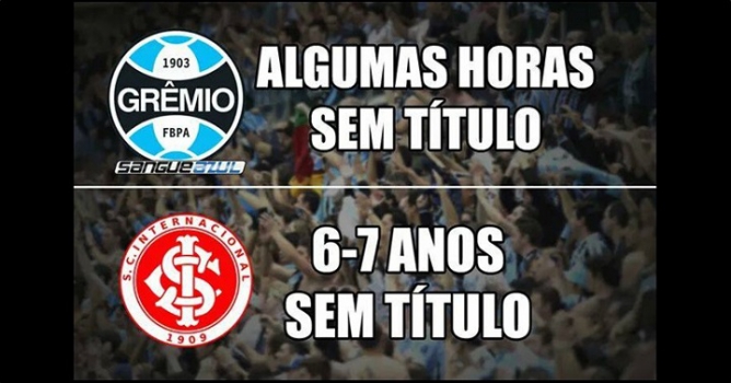 Os memes do pentacampeonato do Grêmio