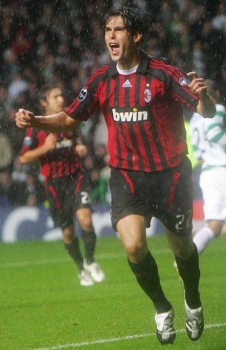 Em 2008 Kaká foi novamente o melhor brasileiro e o quarto na classificação geral