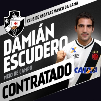 Escudero é o novo e primeiro reforço do Vasco para 2017