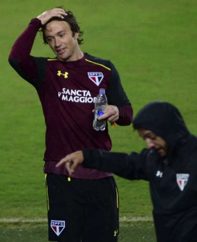 O zagueiro Diego Lugano é ídolo no São Paulo