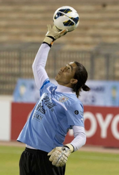 O goleiro Castillo fez algumas trapalhadas com a camisa do Botafogo em 2008