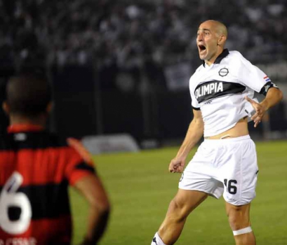 O meia Sergio Orteman defendeu as cores do Grêmio entre os anos de 2008 e 2009