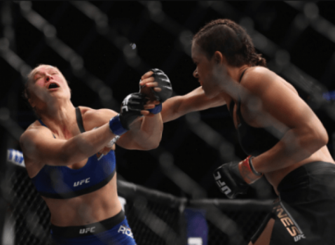 Amanda Nunes nocauteou Ronda Rousey em 48 segundos