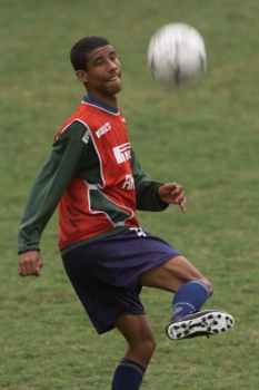 Léo Moura com a camisa do Palmeiras