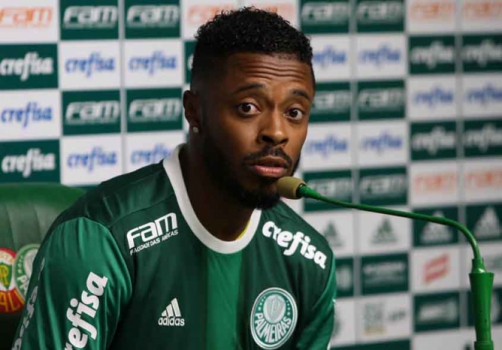 Michel Bastos Apresentação (Foto:Cesar Greco/Palmeiras)