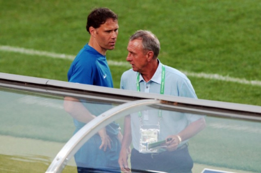 Johan Cruyff e Van Basten