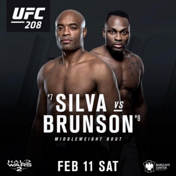 Anderson Silva encara Derek Brunson em retorno ao UFC