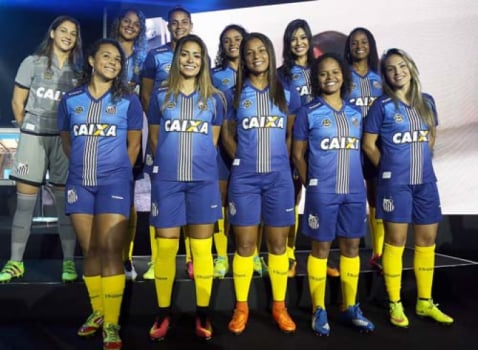 Peixe busca, junto ao banco, apoio ao futebol feminino (Foto: Pedro Ernesto Guerra Azevedo/Santos FC)