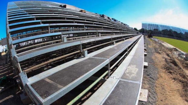 Construção do Estádio Luso Brasileiro