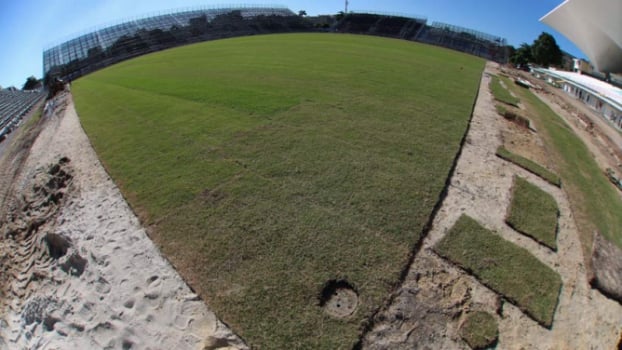 Construção estadio luso brasileiro