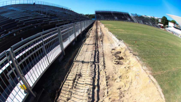 Construção do Estadio Luso Brasileiro