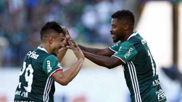 Palmeiras convence e goleia o Linense antes do Dérbi