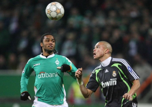 Carlos Alberto e Pepe - Werder Bremen x Real Madrid