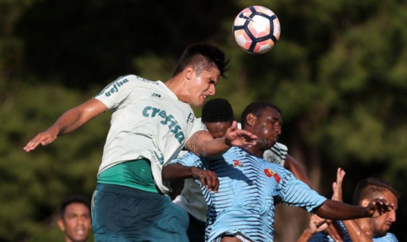 Perto de voltar, Thiago Martins agradece estrutura do Palmeiras
