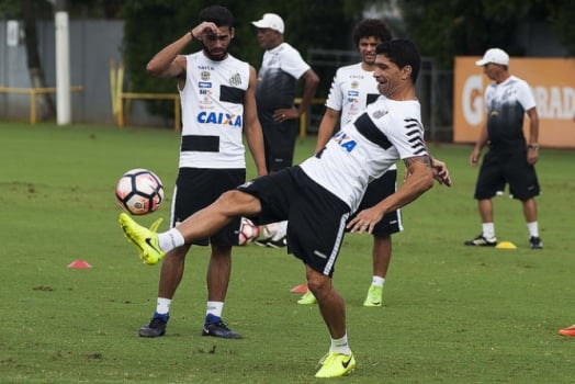 Thiago Maia e Renato treinam juntos desde 2015 e de lá, pra cá, consolidaram uma parceria (Ivan Storti / Santos)