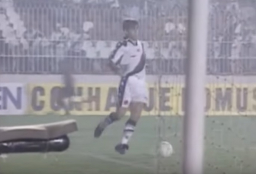 Juninho - Vasco 2x1 Palmeiras - 1997 (Foto: Reprodução)