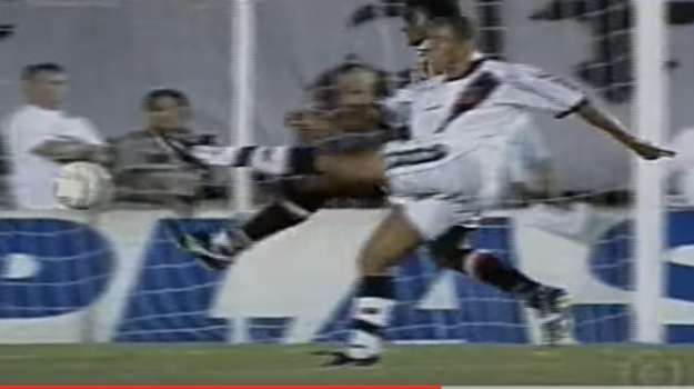 Donizete - Vasco 4x3 São Paulo - 1998 (Foto: Reprodução)