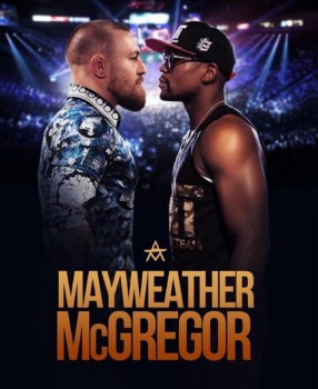 Modelos amadores de pôsteres para Floyd Mayweather Vs Conor McGregor circulam na internet