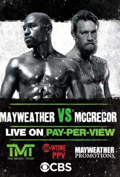 Modelos amadores de pôsteres para Floyd Mayweather Vs Conor McGregor também circulam na internet