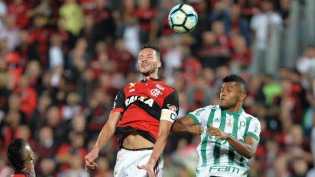 Jailson pega pênalti de Diego e Fla e Palmeiras empatam na Ilha do Urubu