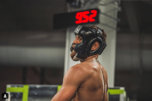 Conor McGregor treina boxe em Las Vegas (EUA)
