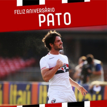 São Paulo parabeniza Pato pelo seu aniversário