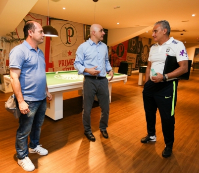 Palmeiras mostra nova Academia para Neymar e Tite: 'Impactante'