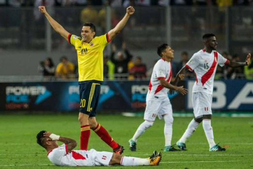 A Colômbia abriu o placar e quase tirou o Peru da Copa. Mas o empate por 1 a 1 valeu a repescagem aos peruanos. Os colombianos já estão na Rússia