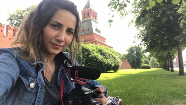 A reportagem Gabriela Montesano está na Rússia para produzir um documentário sobre a participação da mulher na Copa