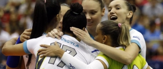 Vitória sobre o Minas leva o Sesc a disputa de sua 14ª final na Superliga