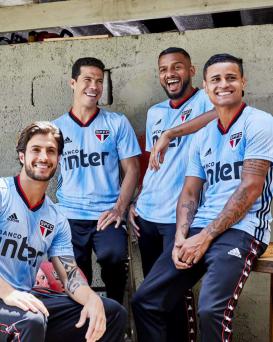 camisa azul spfc adidas