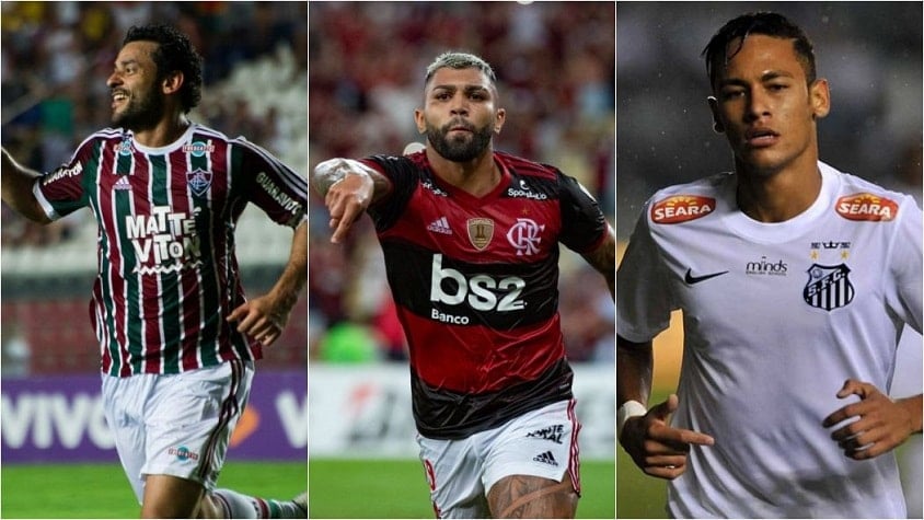 Top10 artilheiros do Brasil entre os clubes da Série A do