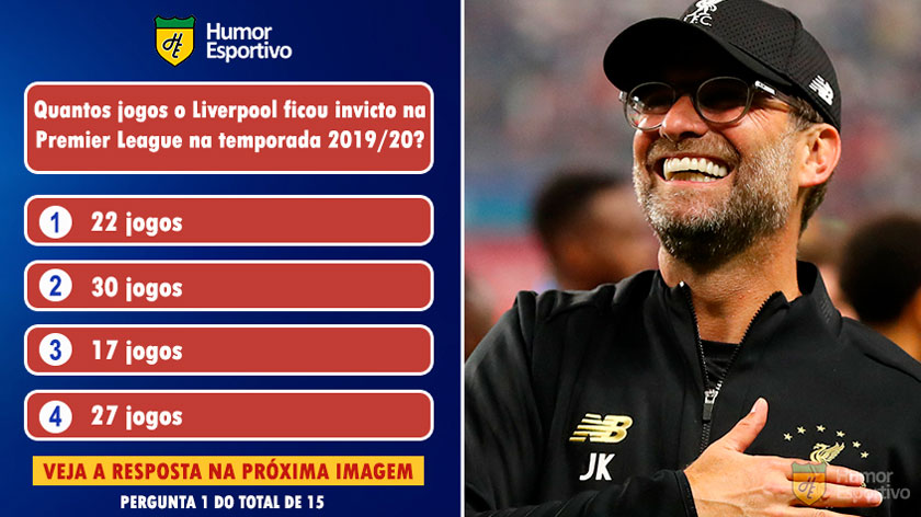 Quiz: Você sabe tudo sobre o campeão Liverpool? Faça o teste e