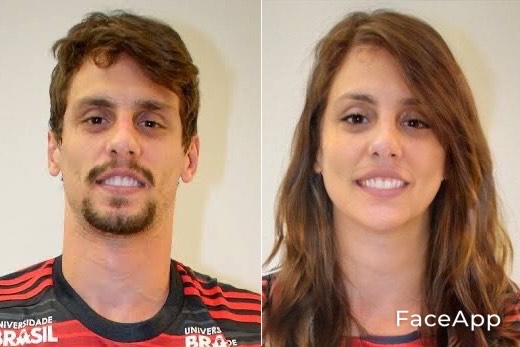 Jogadores do Flamengo ganham versão feminina; veja fotos