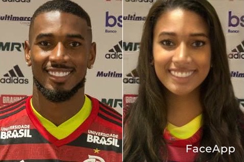 Jogadores do Flamengo ganham versão feminina; veja fotos