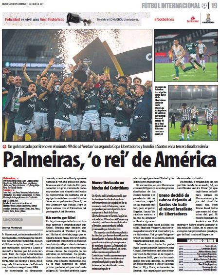 Rola lá fora: Veja a repercussão do título do Palmeiras pelo mundo – LANCE!