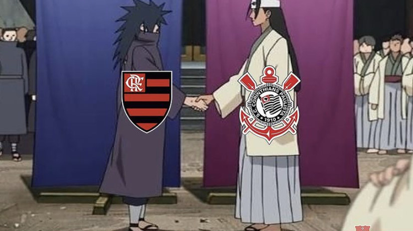 Lance - UNIÃO! 🤝 União Flamengo e Corinthians rende memes na internet;  veja os melhores #lancenet