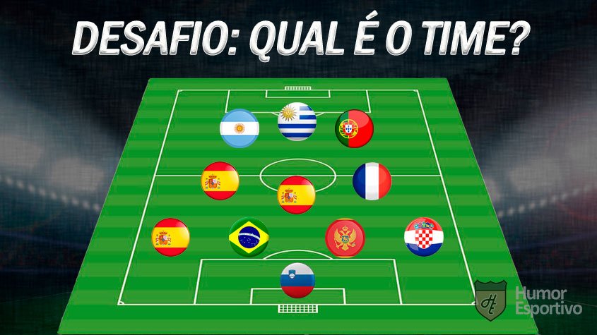 Você consegue identificar o time pela nacionalidade dos jogadores