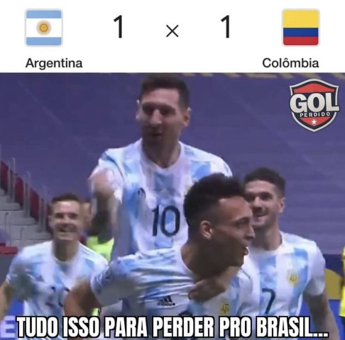 Memes! Web ironiza a confusão no jogo entre Brasil e Argentina