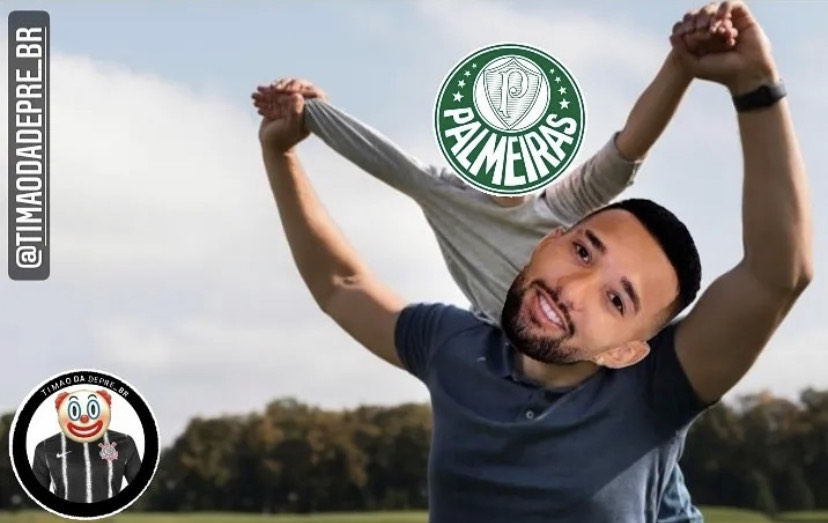 Torcedores compartilham memes sobre a derrota do Palmeiras no 1º jogo da  final